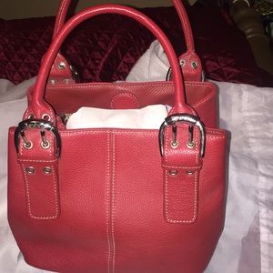 Tignangello red handbag
